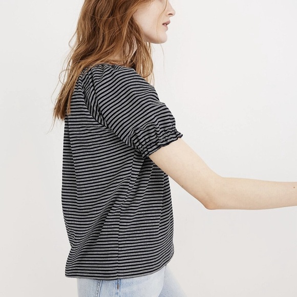 Madewell Texture & Thread Peasant Top - Picture 4 of 6